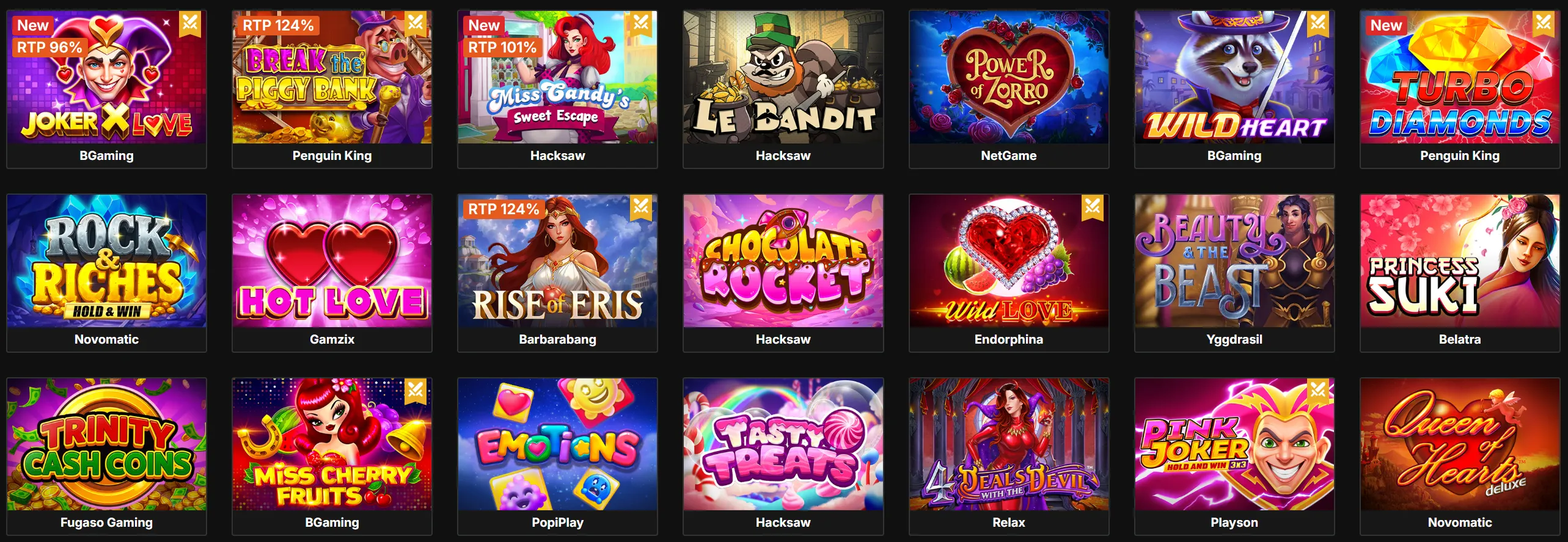 Nikaspin Casino love games