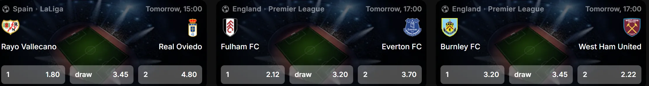 Nikaspin Casino sport events en odds